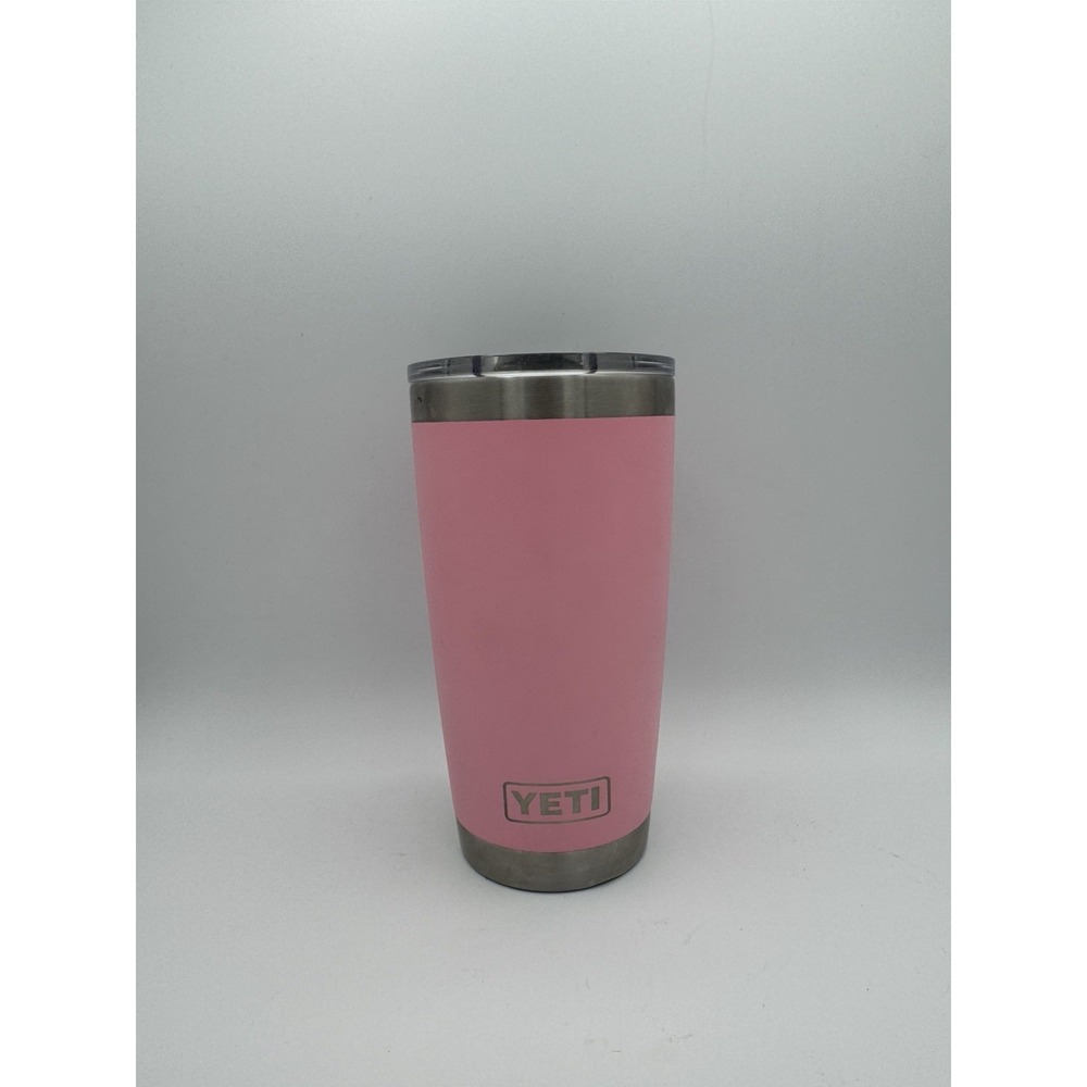 YETI Rambler 20oz Stainless Steel Vacuum Insulated Tumbler w/MagSlider Lid Pink